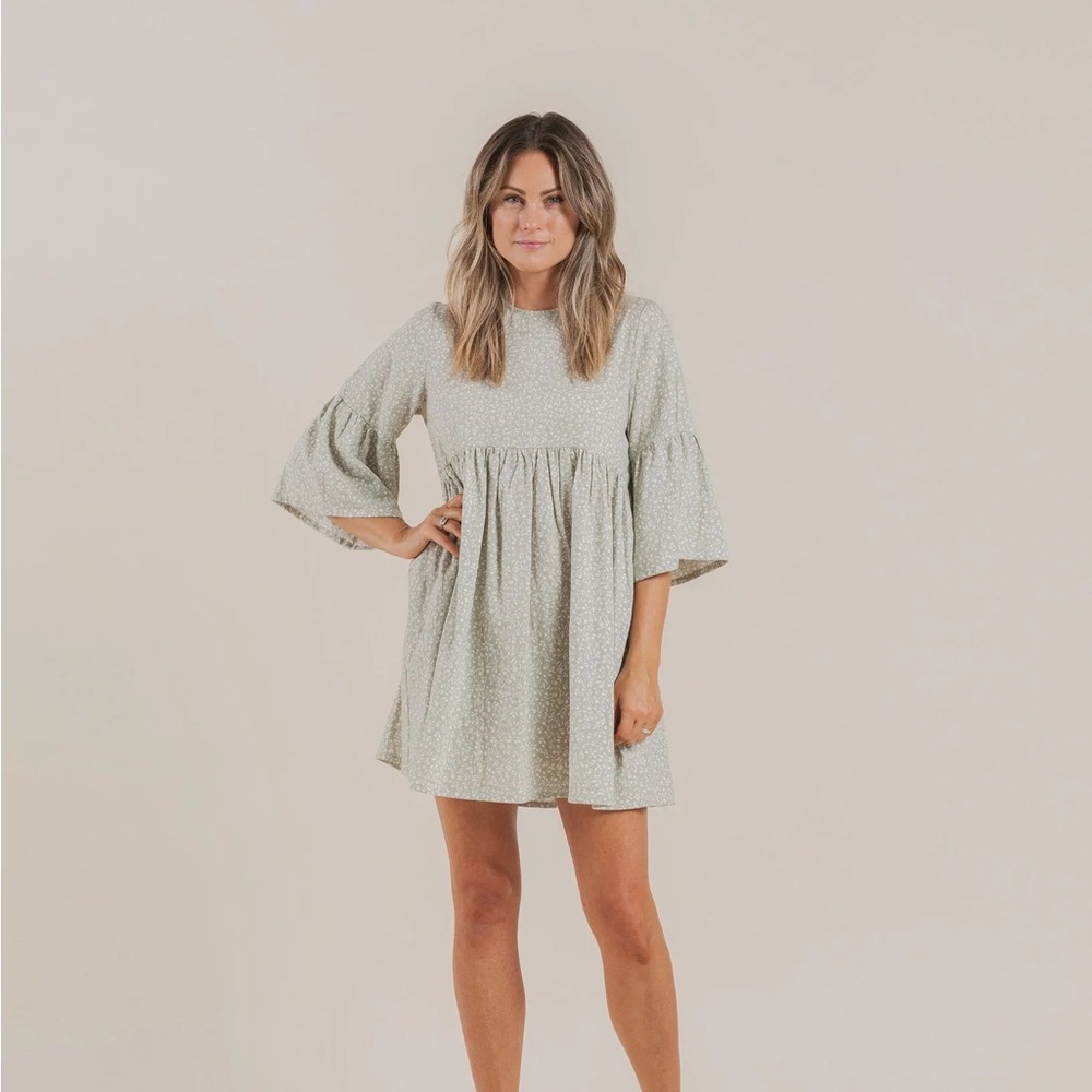 ISO Rylee + Cru garden sage dress size medium
